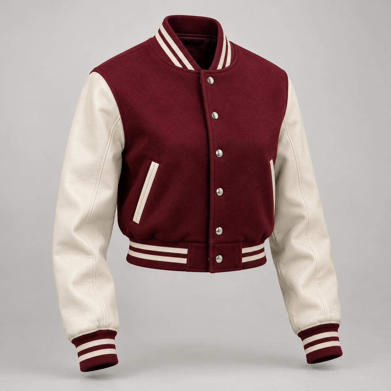 Custom Cropped Varsity Jacket