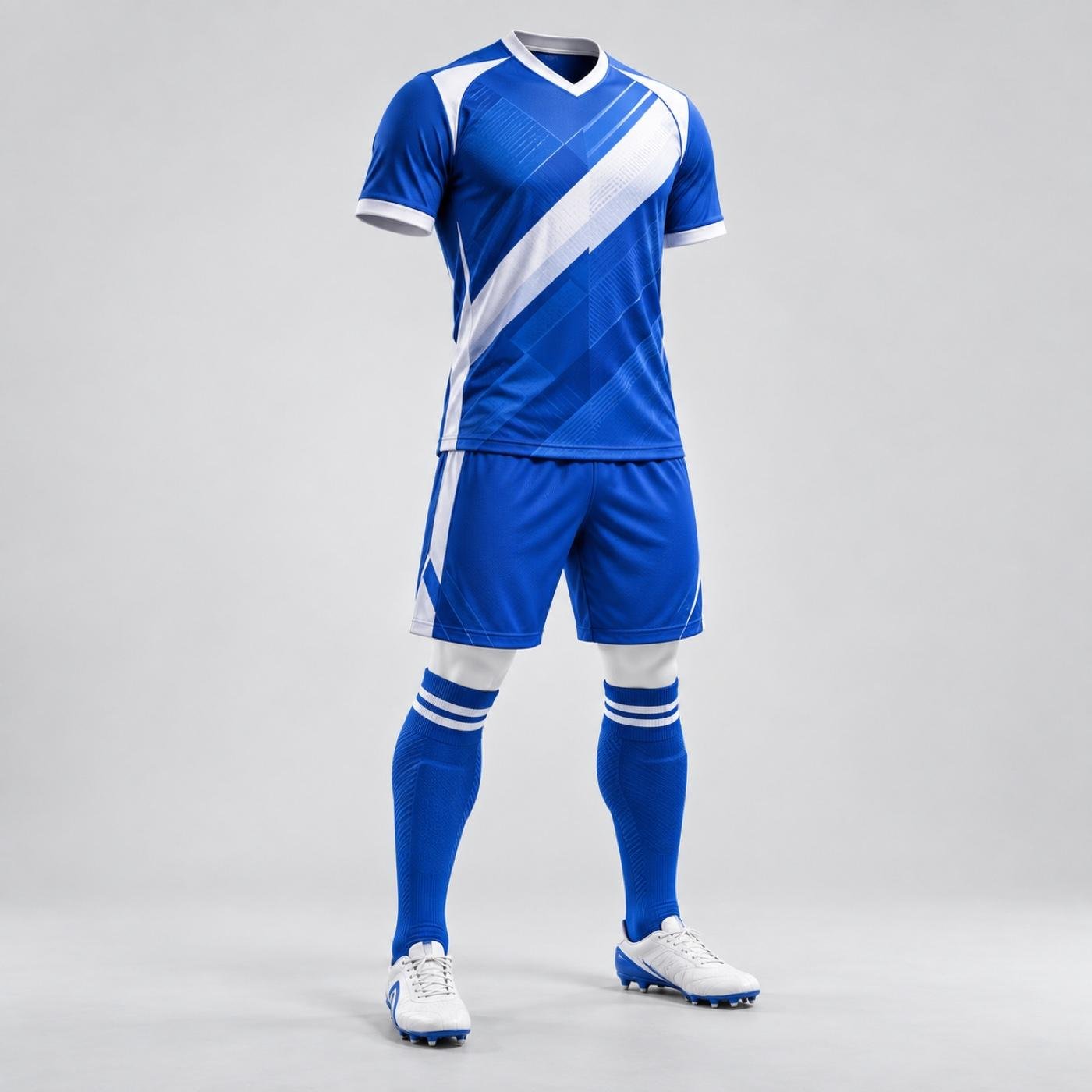 Custom Royal Blue Soccer Uniform