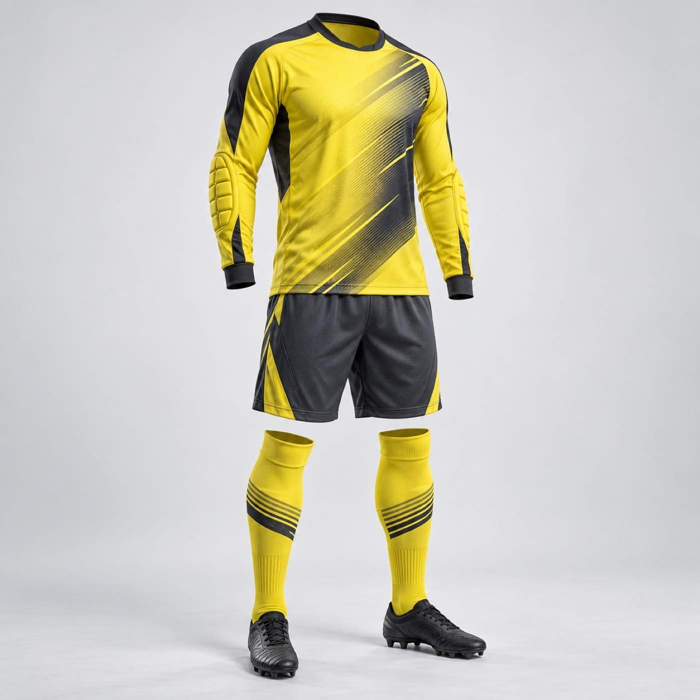 Custom Yellow Goalkeeper Soccer Kit
